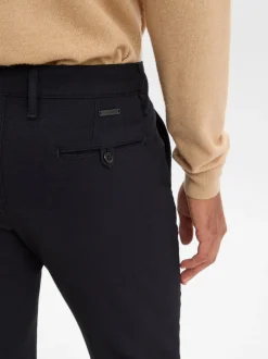 Alberto Herren Hose - Lou in marine - Länge: lang