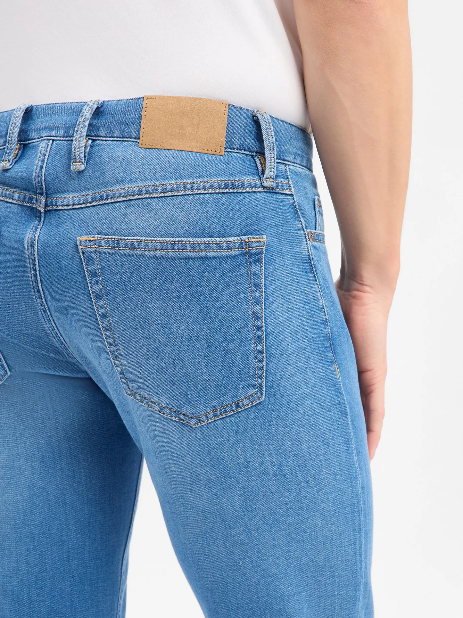 Alberto Herren Jeans - Pipe in medium stone