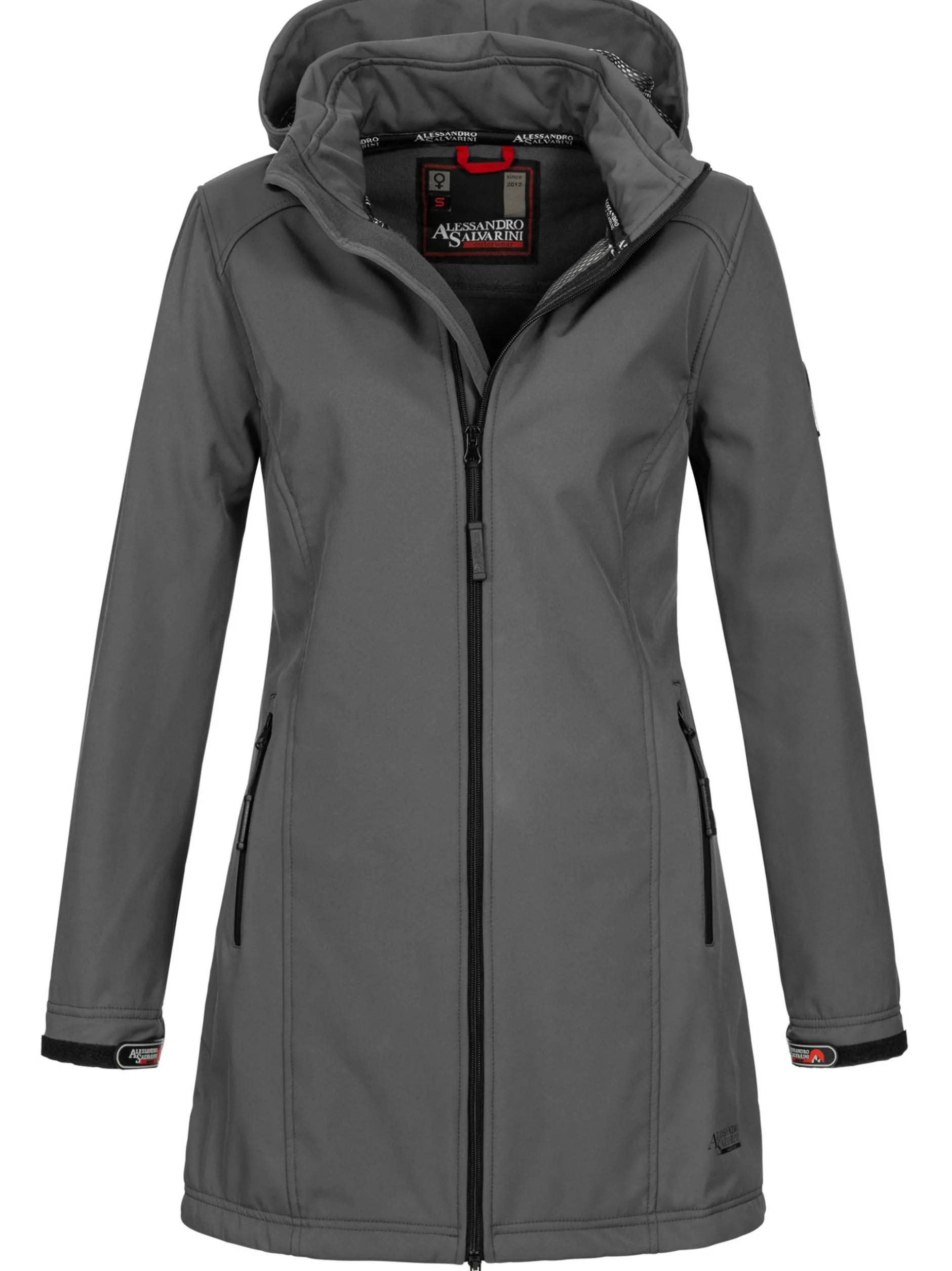 Alessandro Salvarini Damen Softshelljacke - Alessia in grau