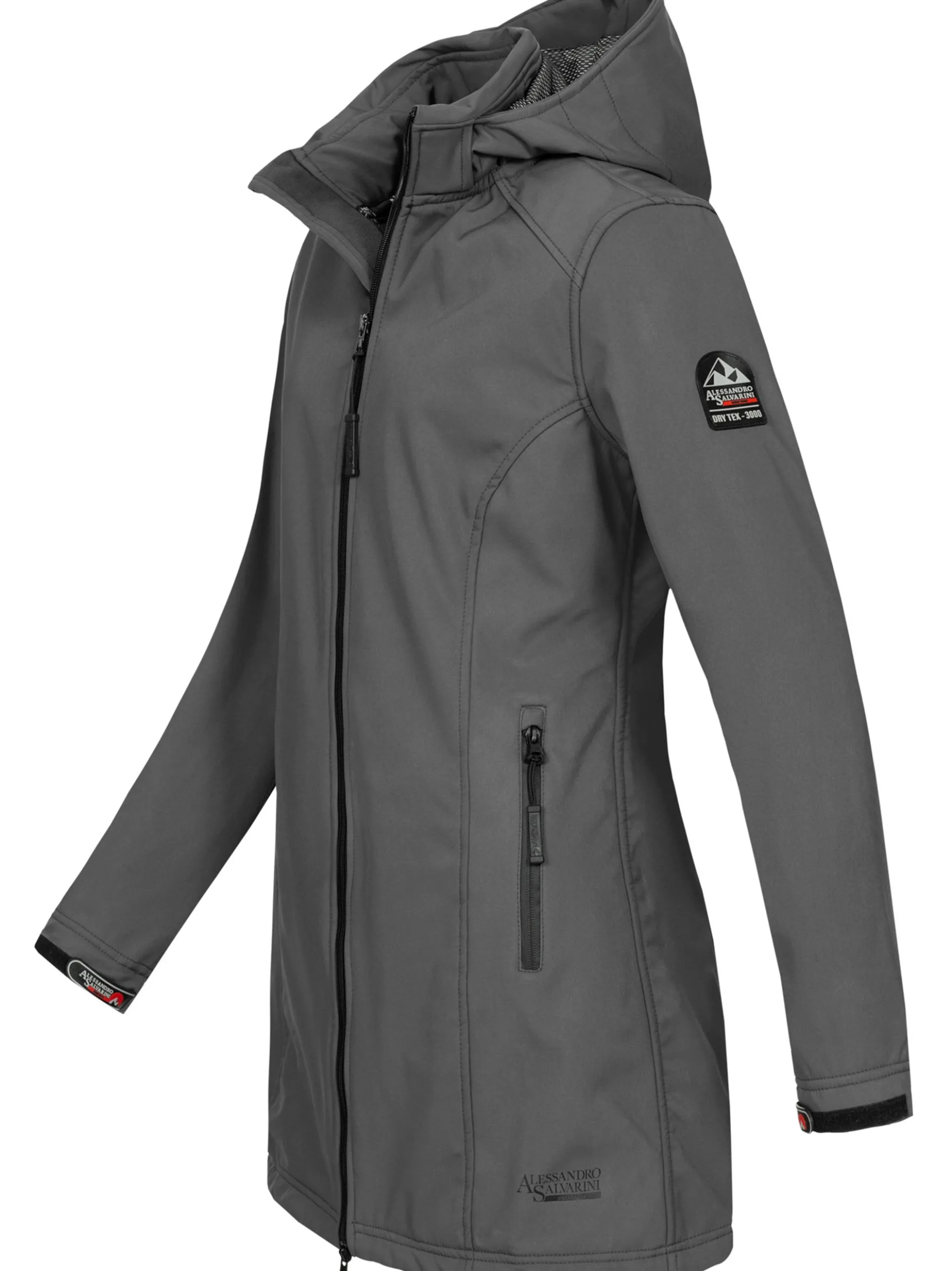 Alessandro Salvarini Damen Softshelljacke - Alessia in grau