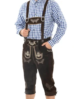 Alessandro Salvarini Herren Trachtenhose - ASGustl in braun