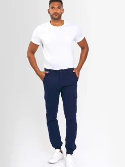 Alessandro Salvarini Herren Stoffhose - ASJacamo in blau