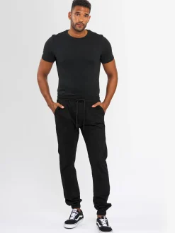Alessandro Salvarini Herren Stoffhose - ASGenteliio in schwarz