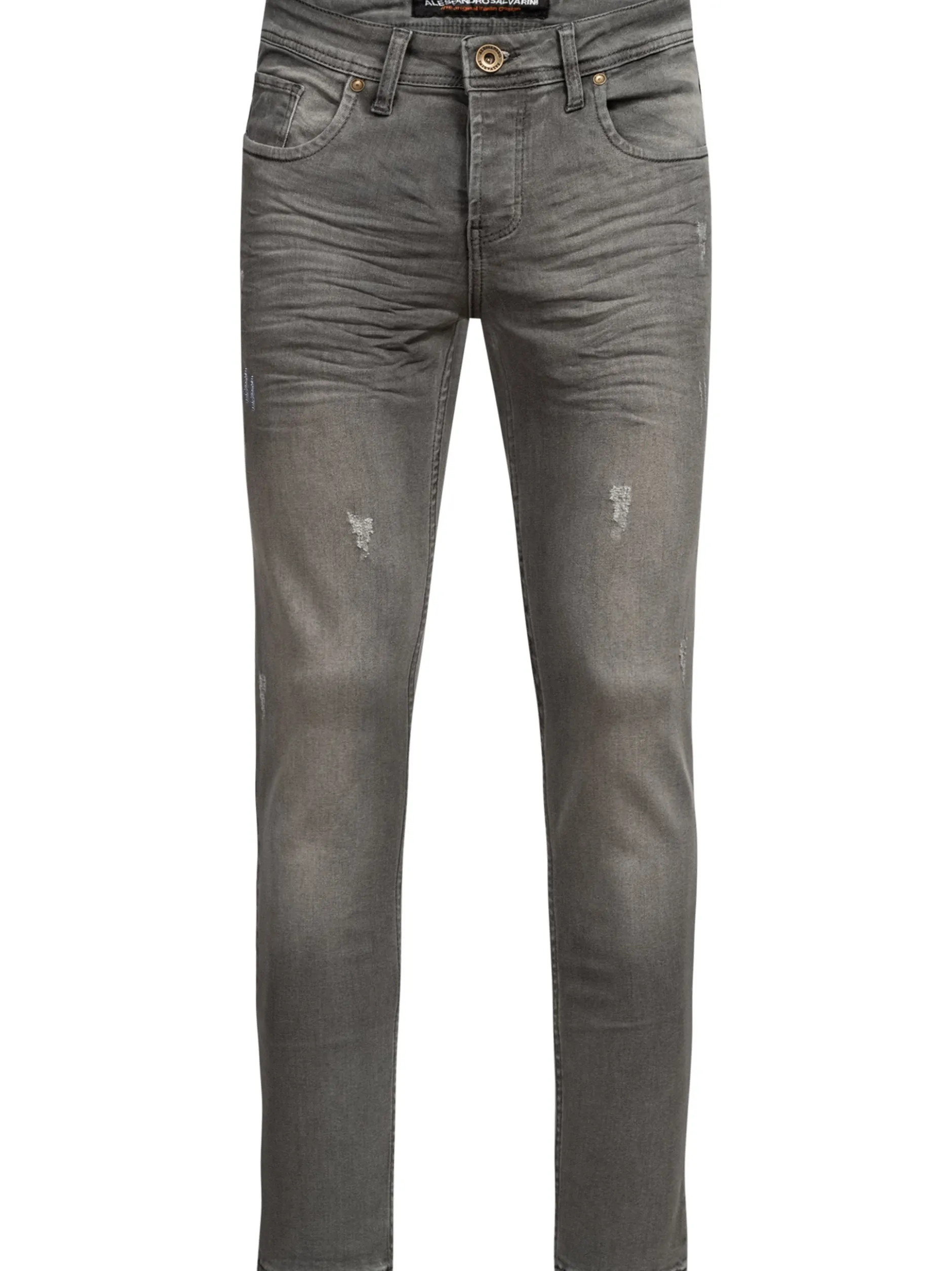 Alessandro Salvarini Herren Jeans - ASLuca in grau