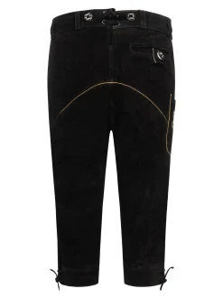 Alessandro Salvarini Herren Trachtenhose - ASGustl in schwarz
