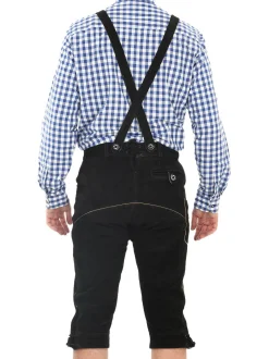 Alessandro Salvarini Herren Trachtenhose - ASGustl in schwarz