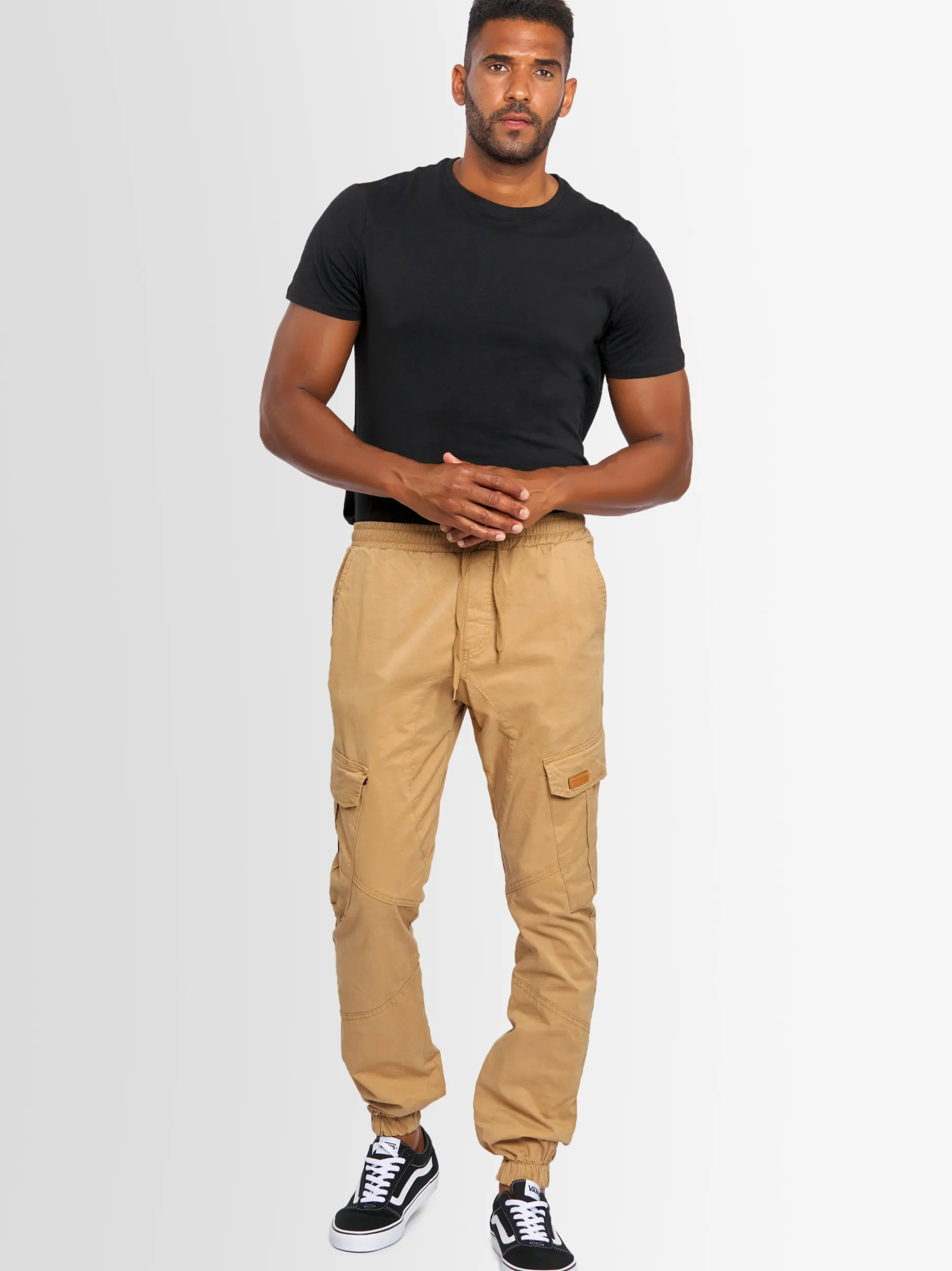 Alessandro Salvarini Herren Cargohose - ASComfi in beige