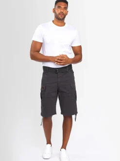Alessandro Salvarini Herren Cargoshorts - ASLeon in anthrazit
