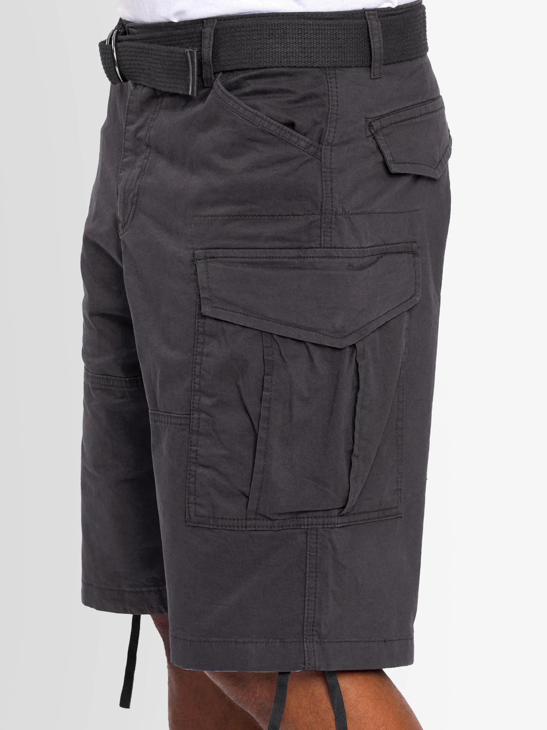 Alessandro Salvarini Herren Cargoshorts - ASLeon in anthrazit