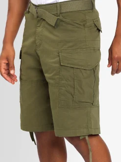 Alessandro Salvarini Herren Cargoshorts - ASLeon in oliv