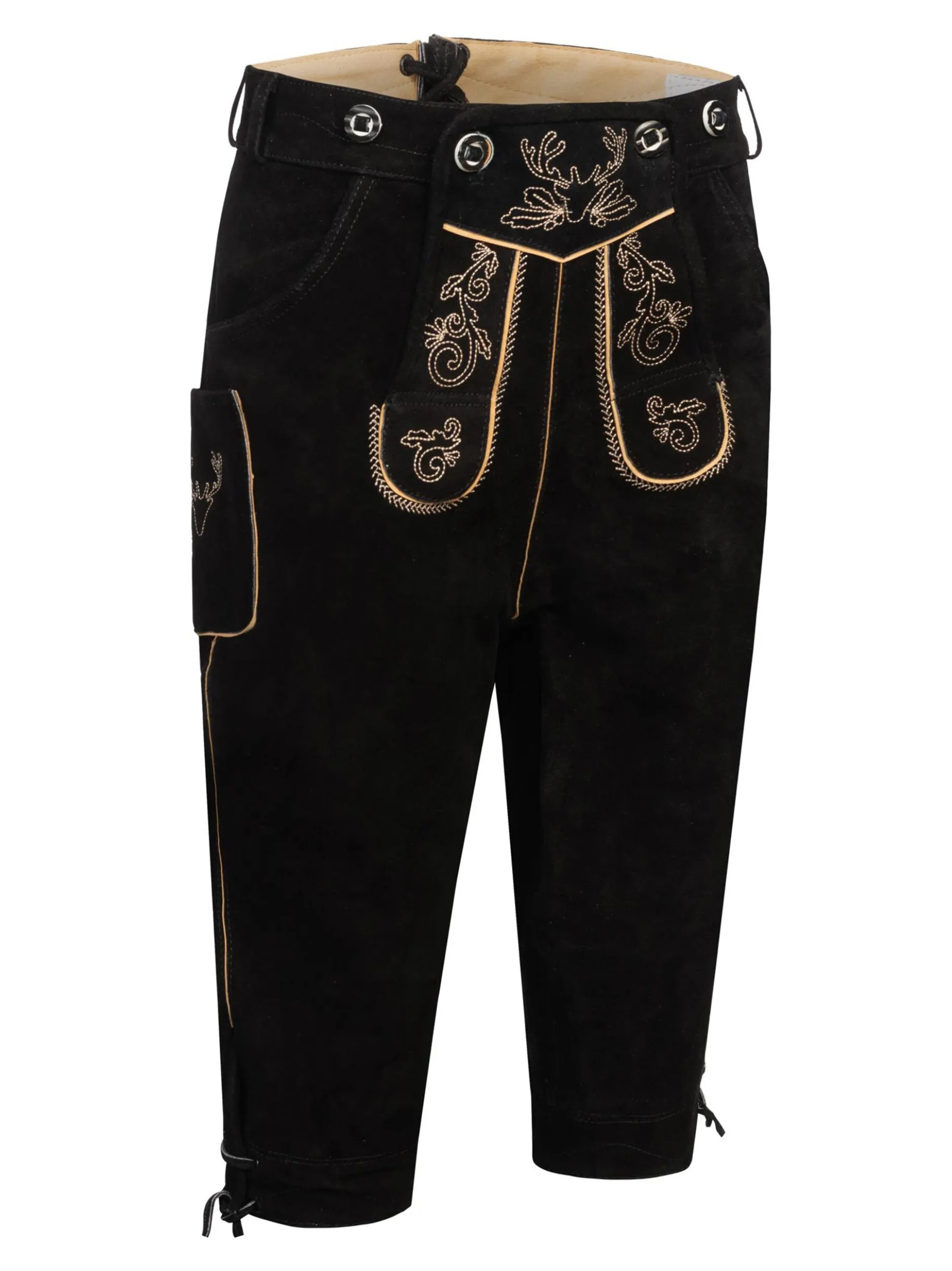 Alessandro Salvarini Herren Trachtenhose - ASSeppl in schwarz