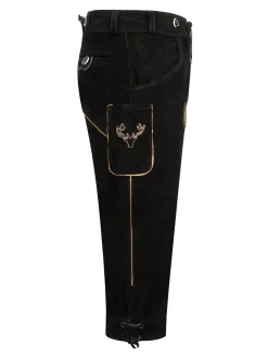 Alessandro Salvarini Herren Trachtenhose - ASSeppl in schwarz