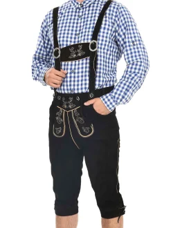 Alessandro Salvarini Herren Trachtenhose - ASSeppl in schwarz