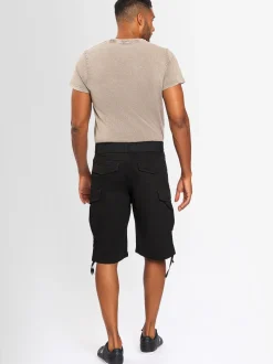Alessandro Salvarini Herren Cargoshorts - ASLeon in schwarz
