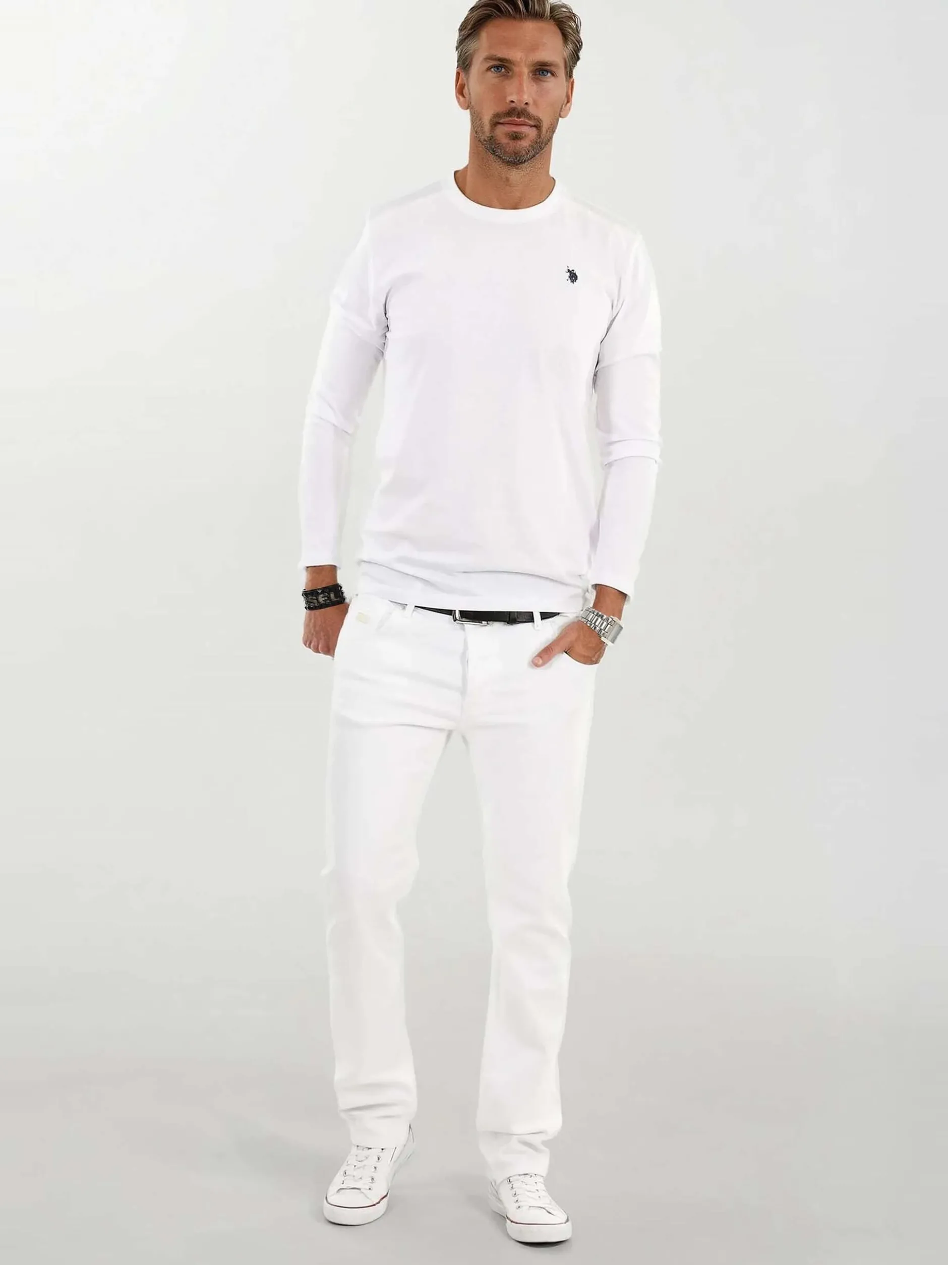 Alessandro Salvarini Jeans in weiß