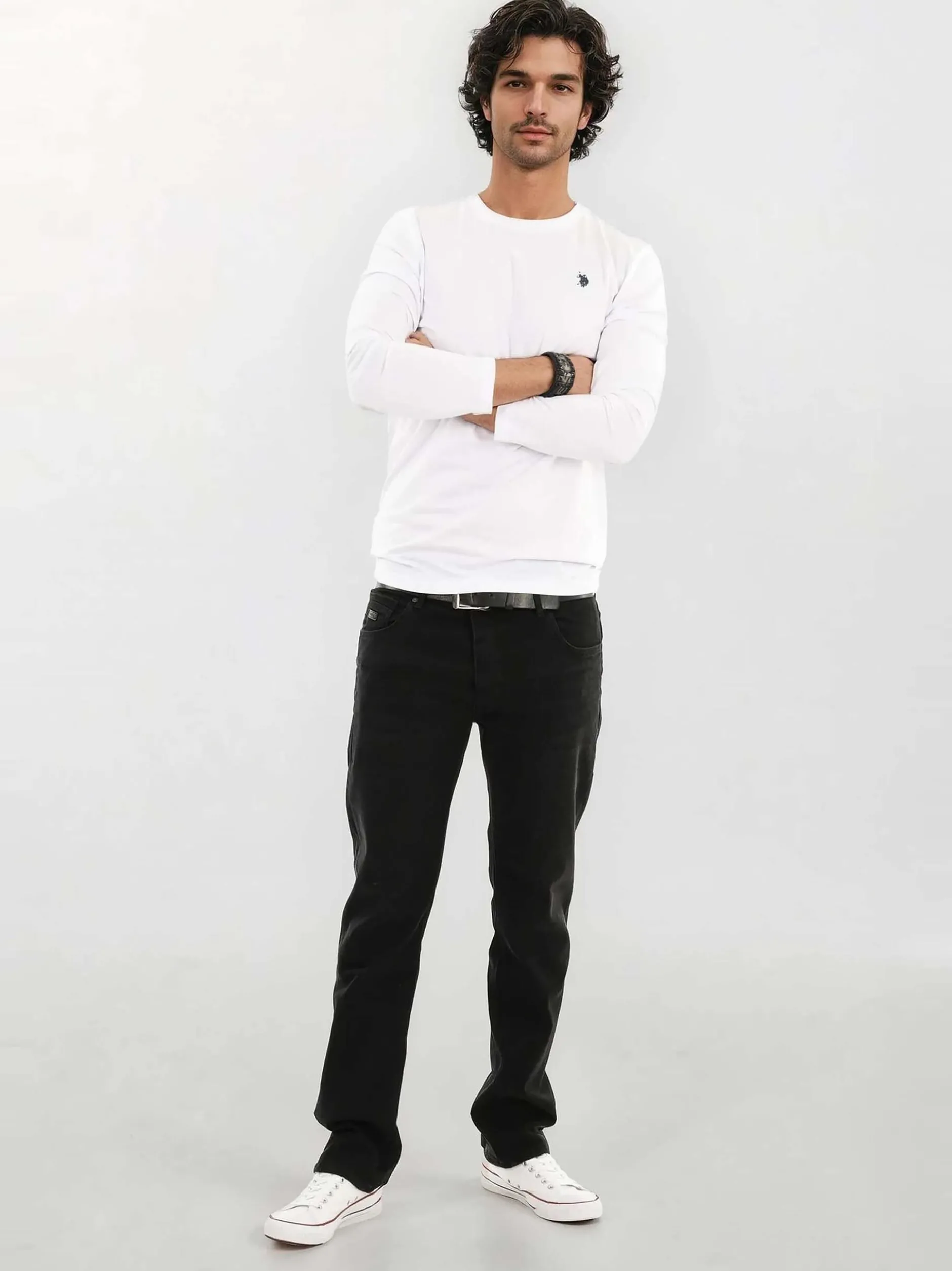 Alessandro Salvarini Jeans in schwarz