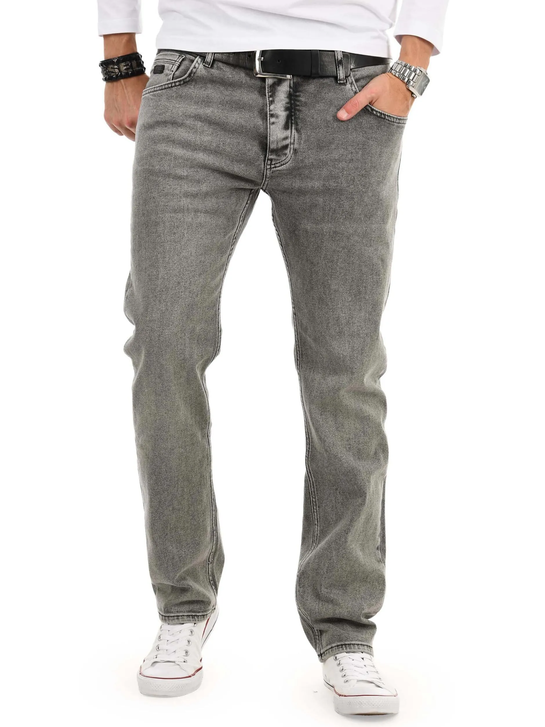 Alessandro Salvarini Jeans in grau