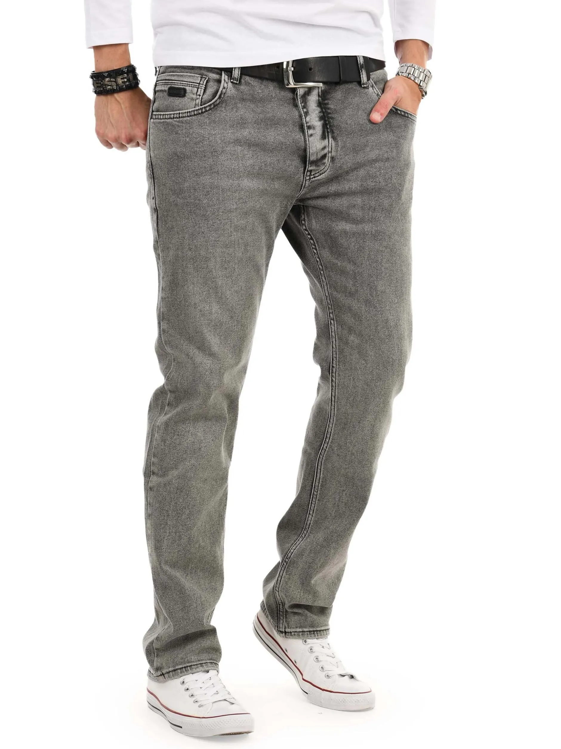 Alessandro Salvarini Jeans in grau