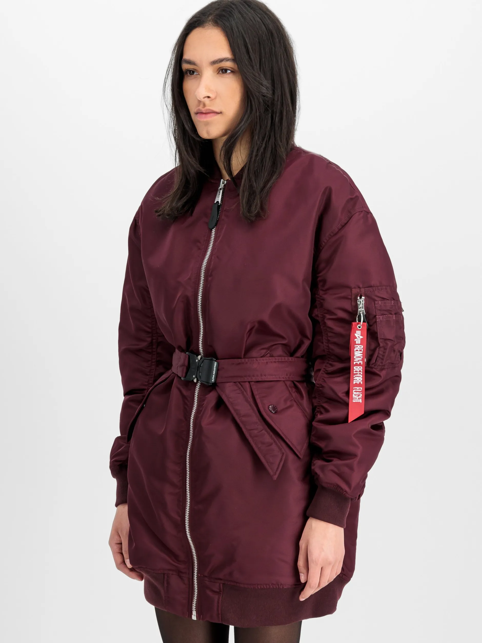 Alpha Industries Damen Bomberjacke in bordeaux