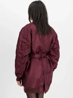 Alpha Industries Damen Bomberjacke in bordeaux
