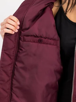 Alpha Industries Damen Bomberjacke in bordeaux