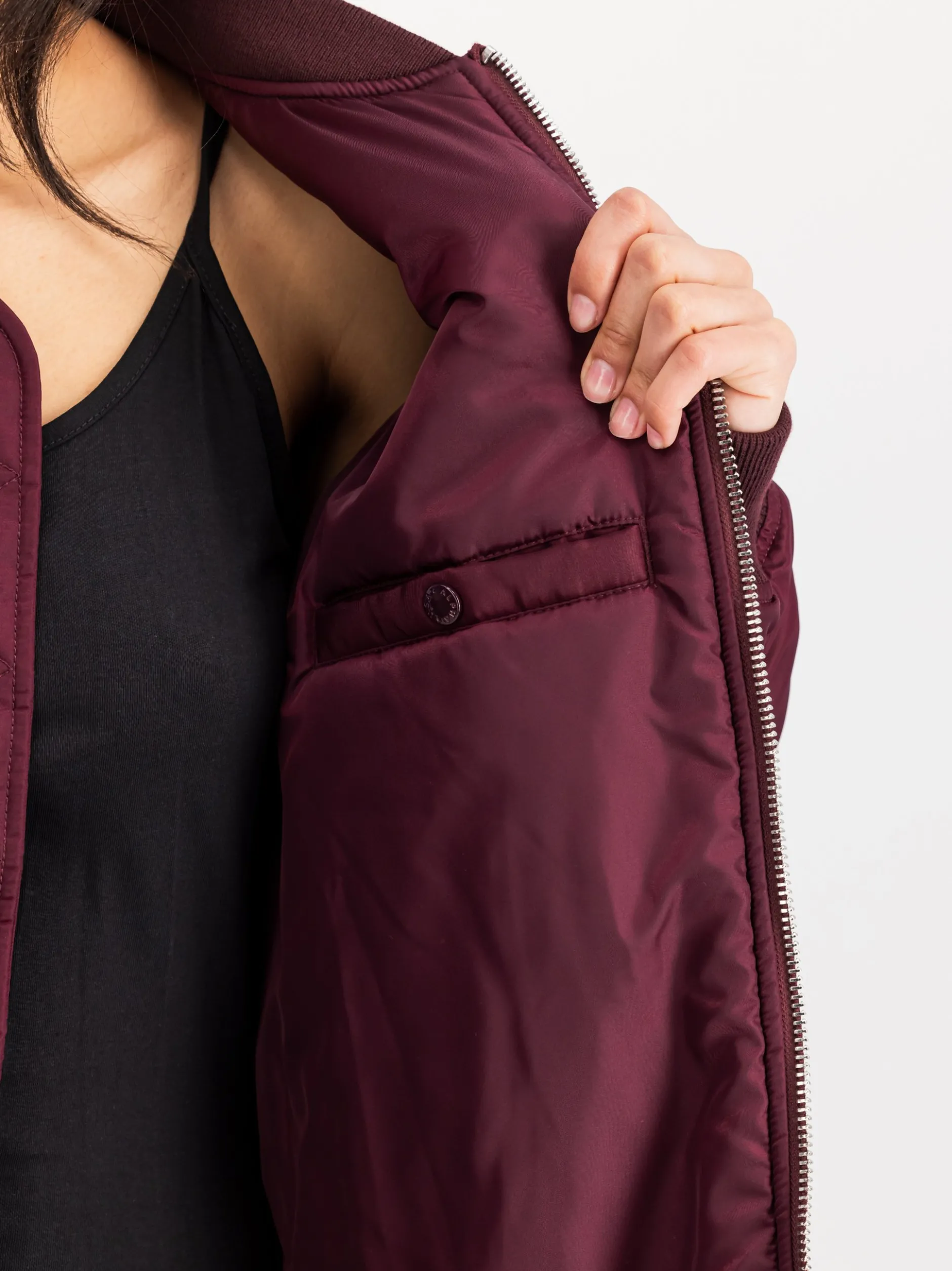 Alpha Industries Damen Bomberjacke in bordeaux