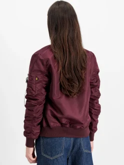 Alpha Industries Damen Bomberjacke in bordeaux