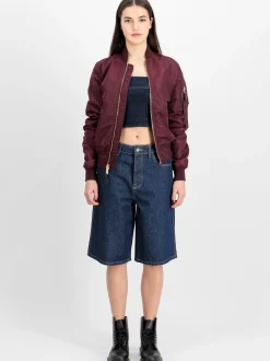 Alpha Industries Damen Bomberjacke in bordeaux