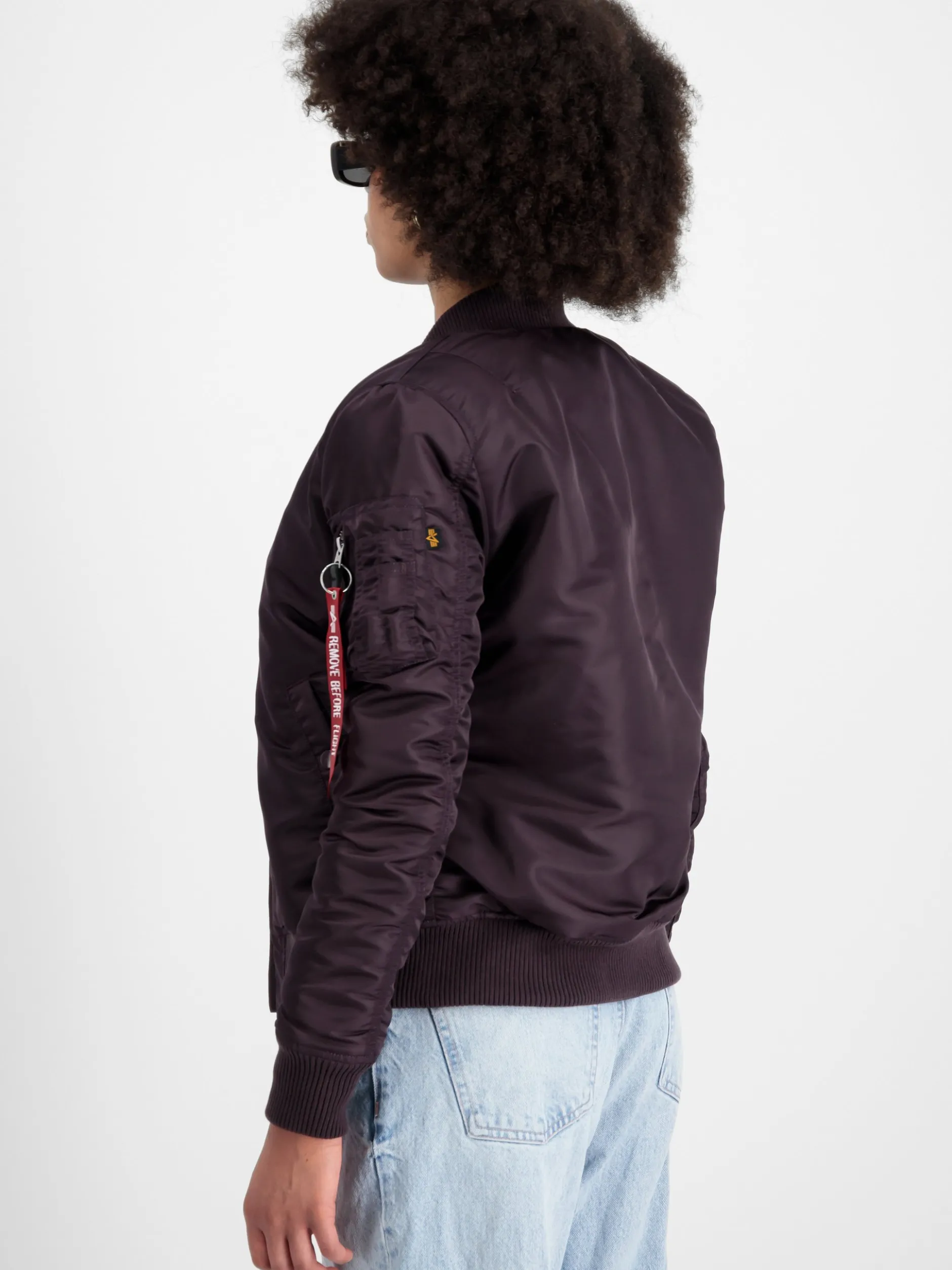 Alpha Industries Damen Bomberjacke in lila