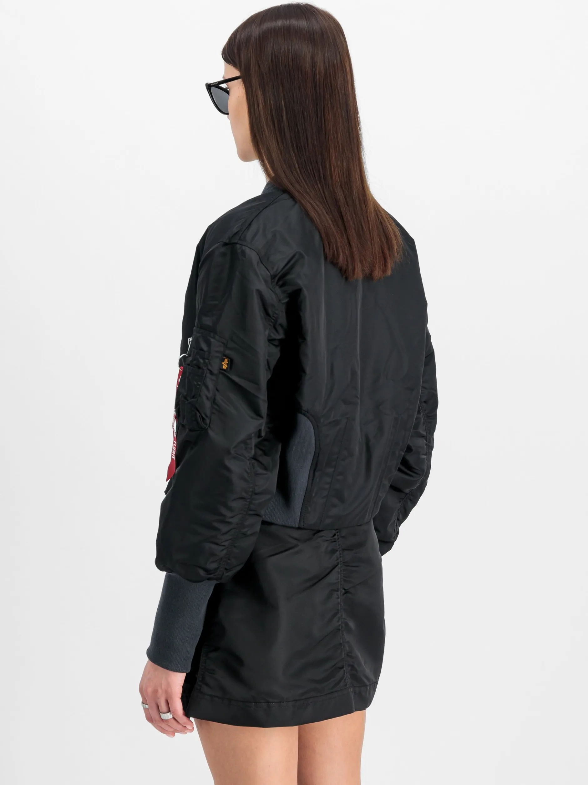 Alpha Industries Damen Bomberjacke in schwarz