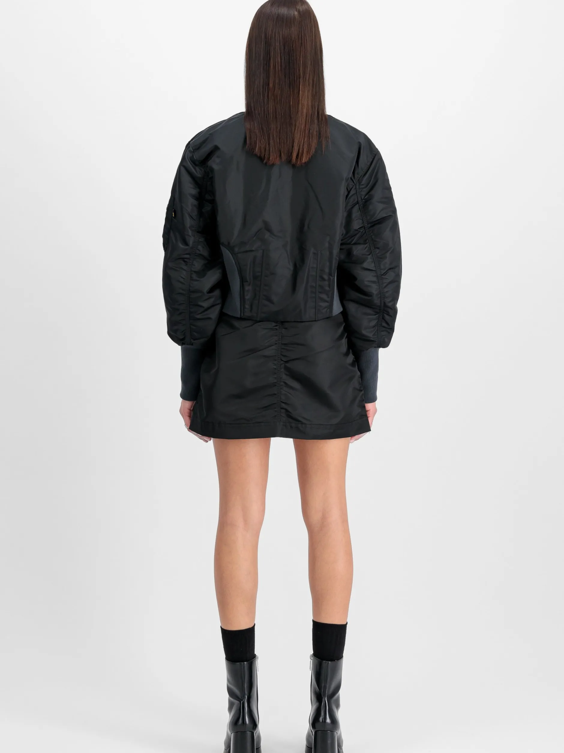 Alpha Industries Damen Bomberjacke in schwarz