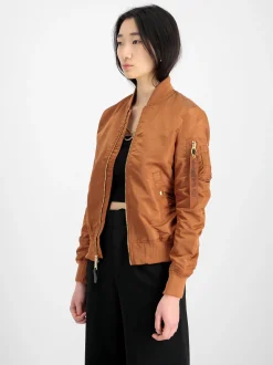 Alpha Industries Damen Bomberjacke in cognac