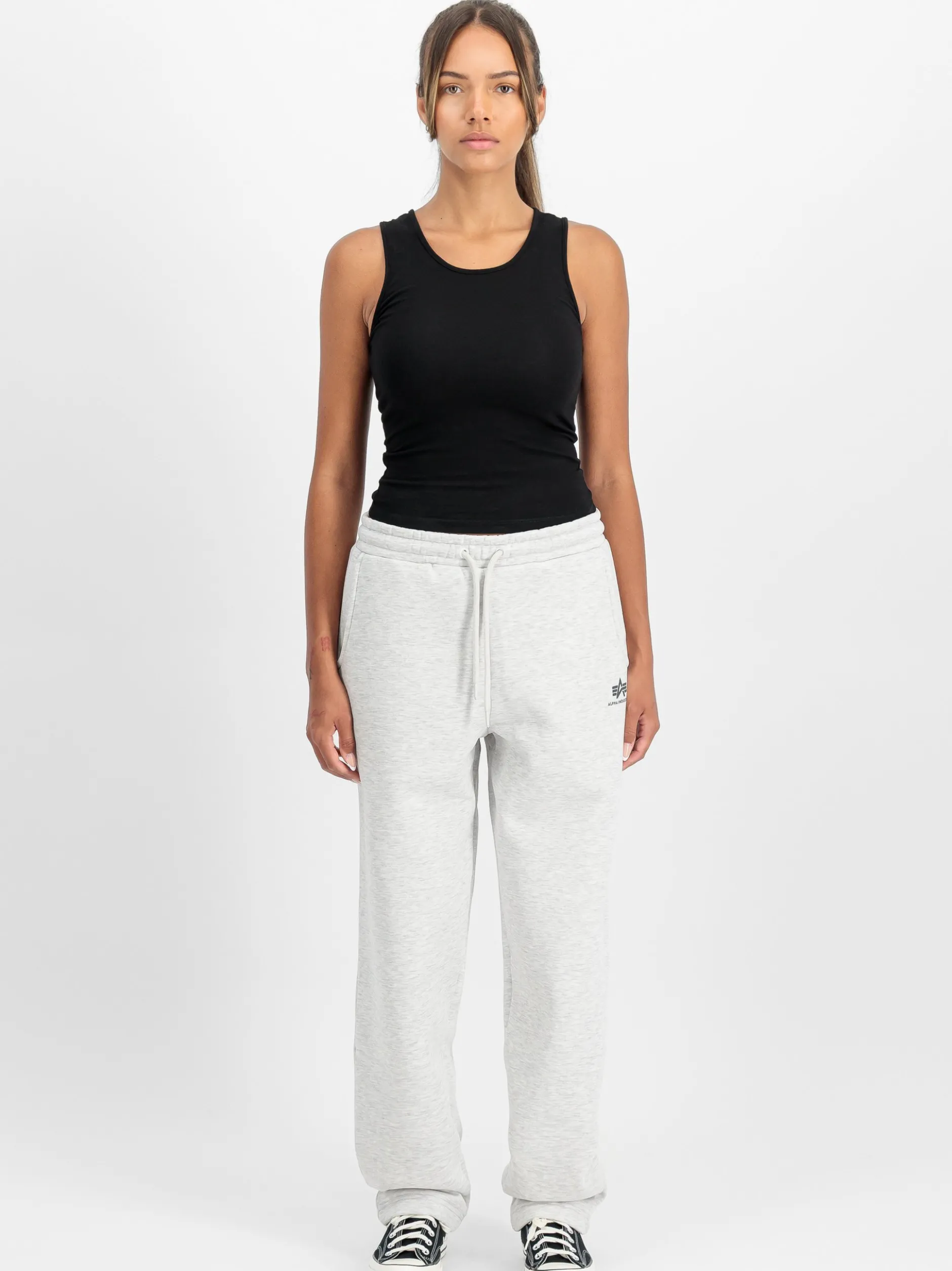 Alpha Industries Damen Jogginghose in grau