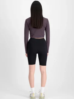Alpha Industries Damen Langarmshirt in lila