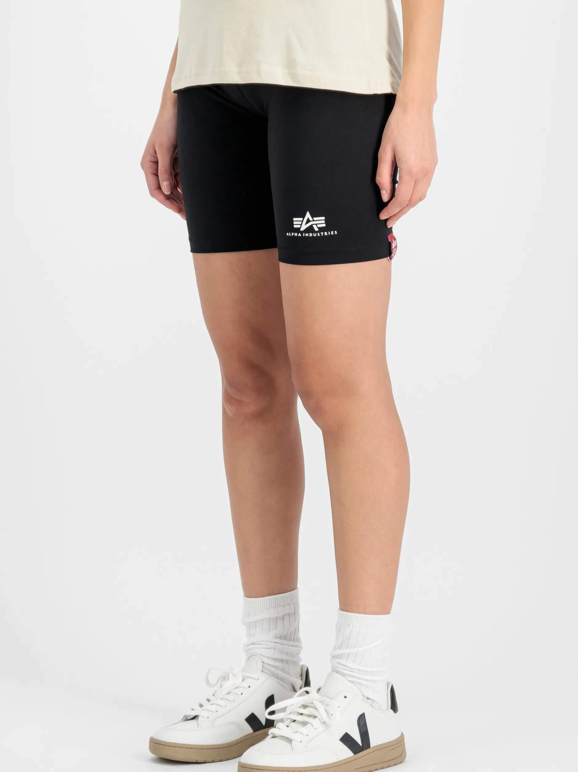Alpha Industries Damen Radlerhose in schwarz
