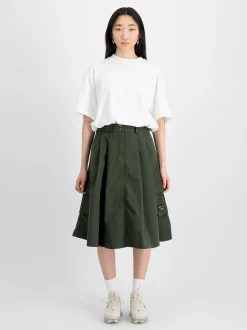 Alpha Industries Damen Rock in oliv