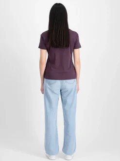 Alpha Industries Damen T-Shirt in lila