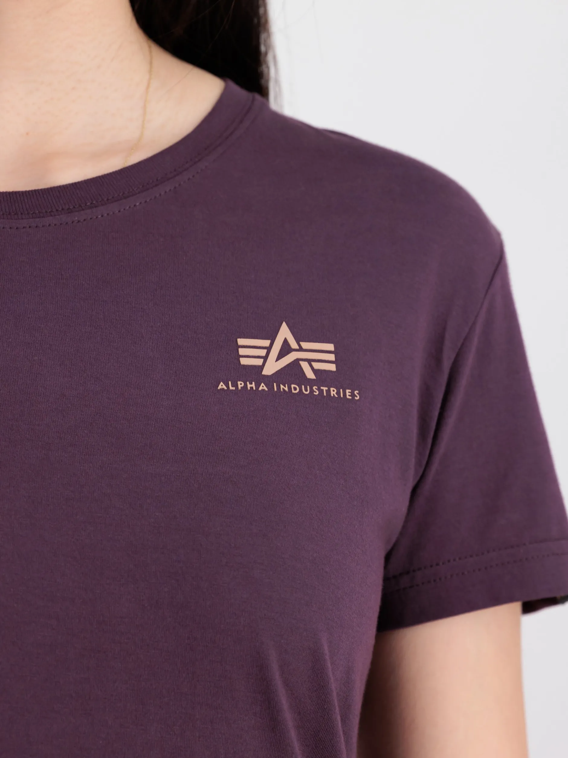 Alpha Industries Damen T-Shirt in lila