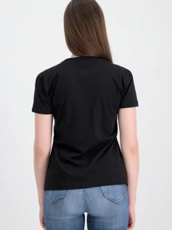 Alpha Industries Damen T-Shirt in schwarz
