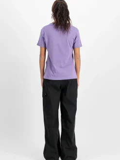 Alpha Industries Damen T-Shirt in lila