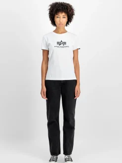 Alpha Industries Damen T-Shirt in lila