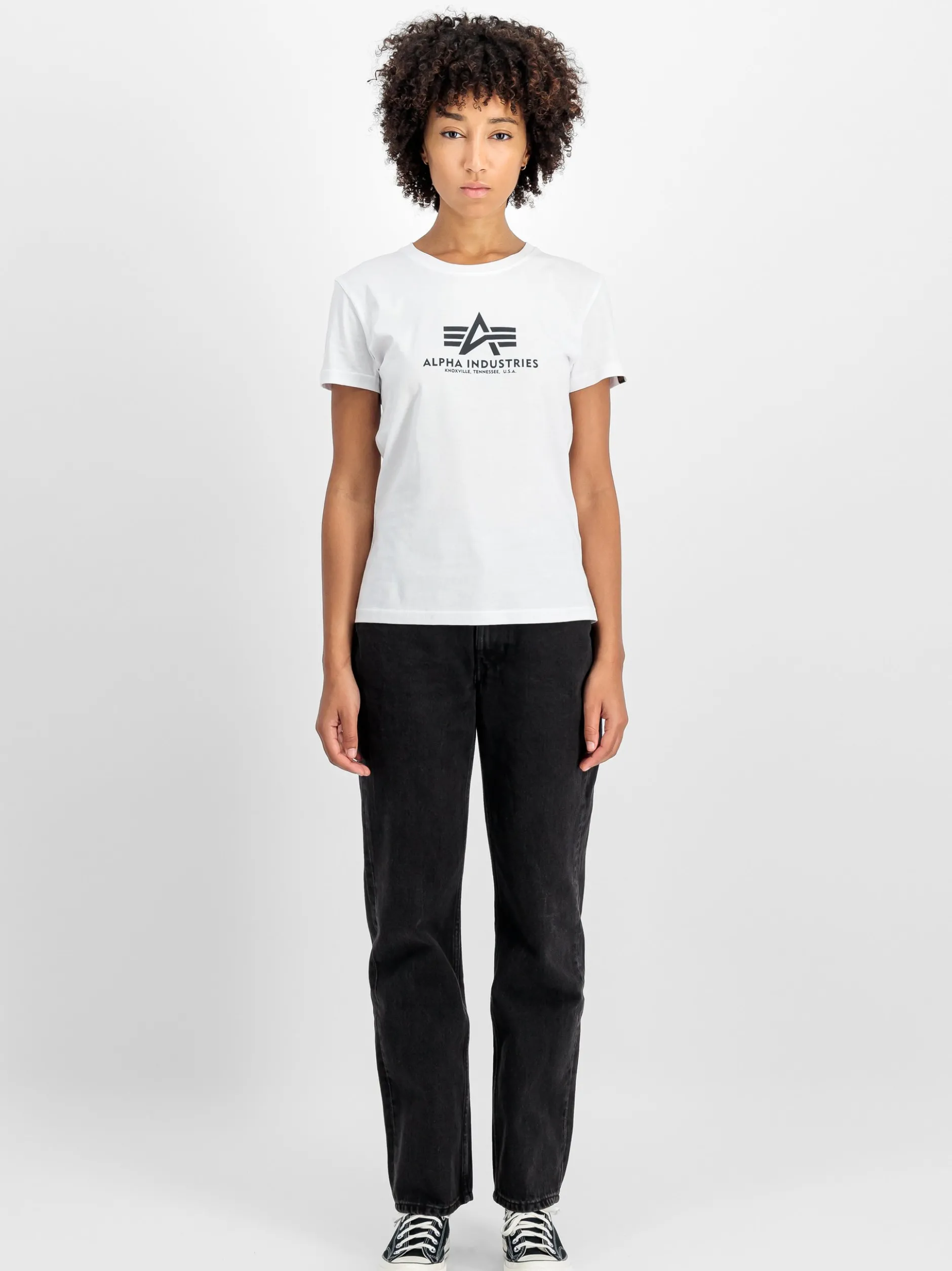 Alpha Industries Damen T-Shirt in lila