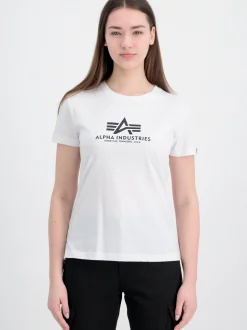 Alpha Industries Damen T-Shirt in weiß