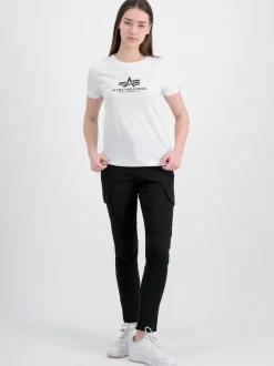 Alpha Industries Damen T-Shirt in weiß