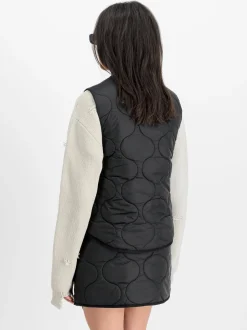 Alpha Industries Damen Weste in schwarz