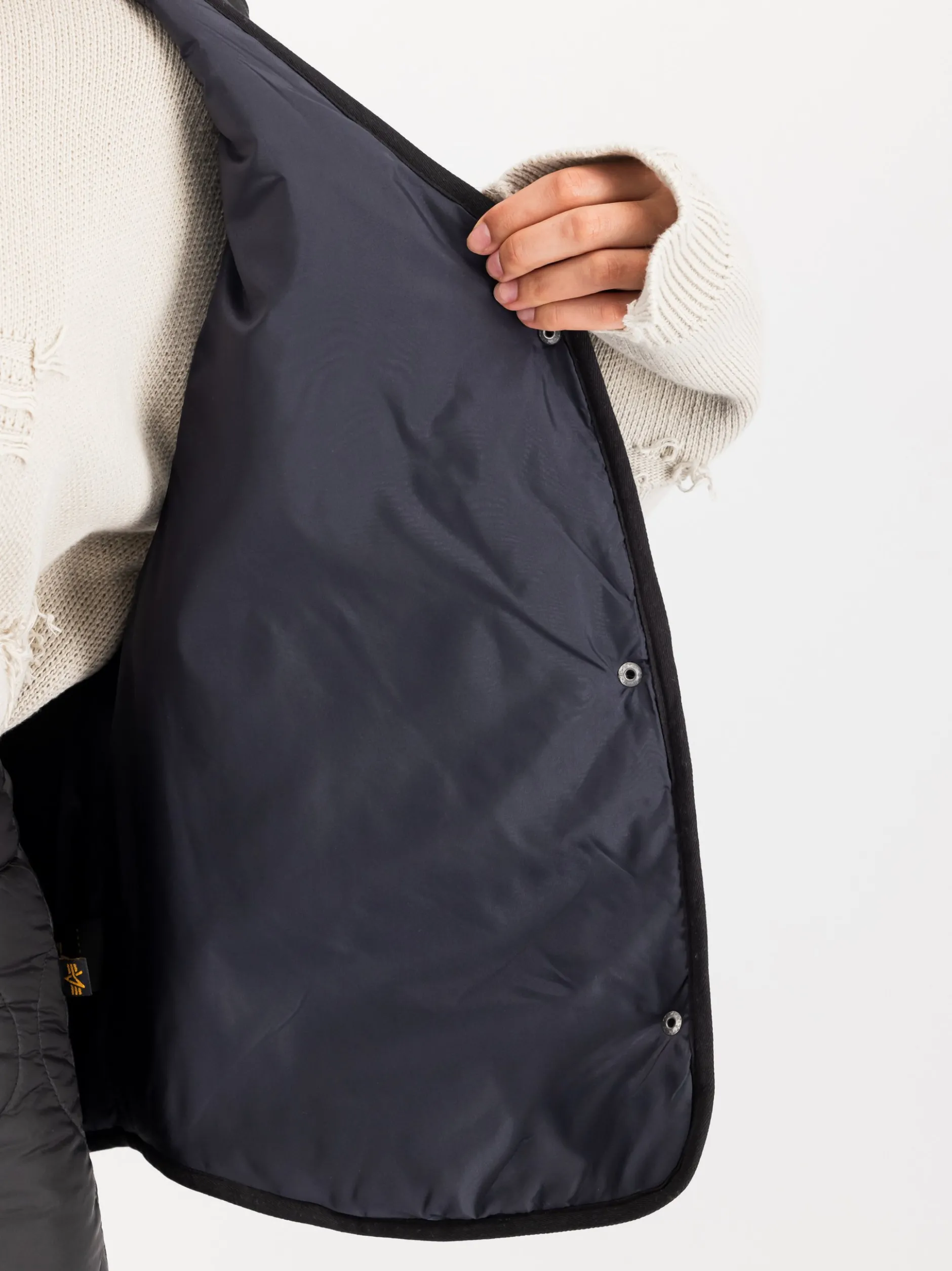 Alpha Industries Damen Weste in schwarz