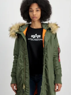 Alpha Industries Damen Winterjacke in grün