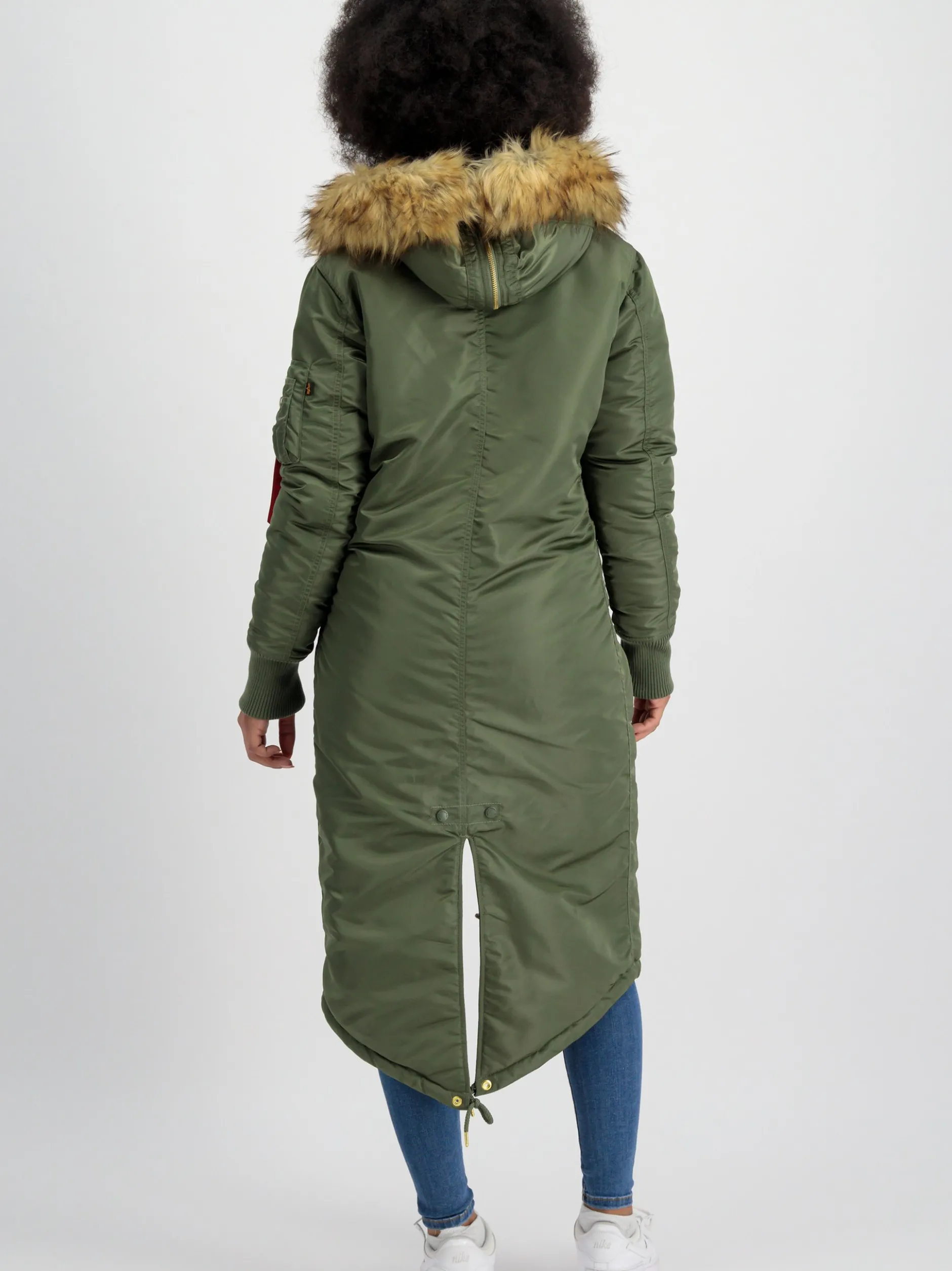 Alpha Industries Damen Winterjacke in grün