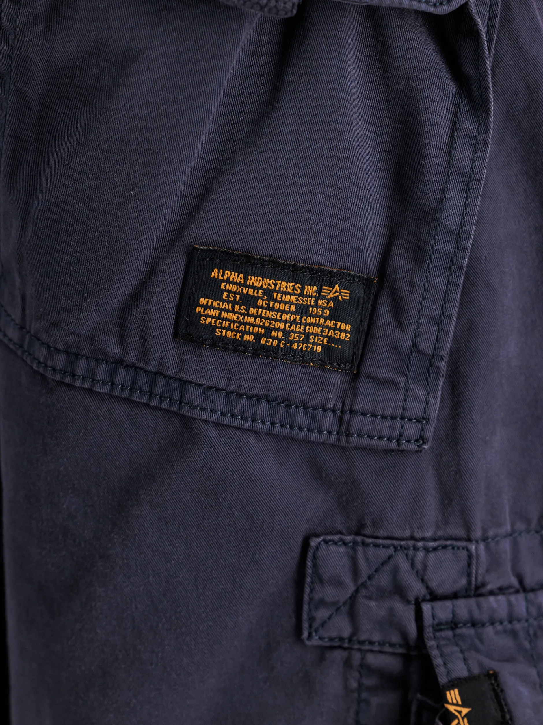 Alpha Industries Herren Cargo-Shorts in marine