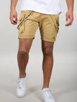Alpha Industries Herren Cargo-Shorts in sand